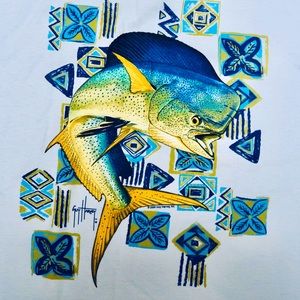 Guy Harvey Mahi Mahi Men’s Shirt Size XL